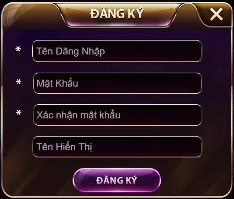 Đăng ký tài khoản Zowin